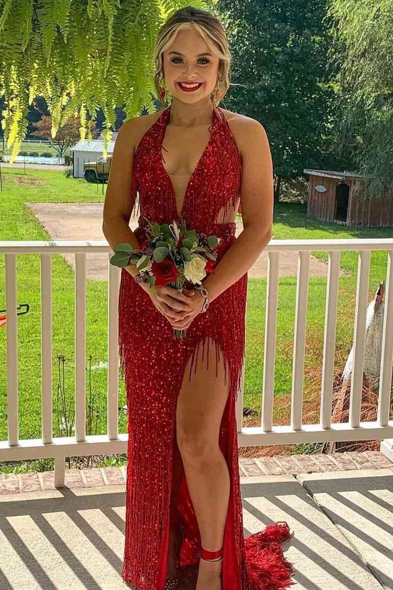 cut out prom dress